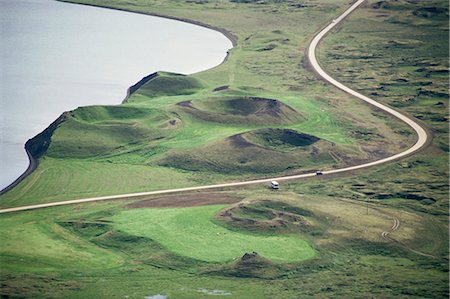 simsearch:841-03031540,k - Skefilsholar, pseudocraters, Lake Myvatn, Iceland, Polar Regions Foto de stock - Con derechos protegidos, Código: 841-02915536