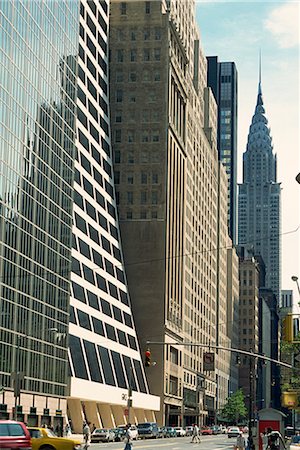 Die Gnade, aufbauend auf der 42nd Street, mit dem Chrysler Building hinter, Manhattan, New York City, Vereinigte Staaten von Amerika, Nordamerika Stockbilder - Lizenzpflichtiges, Bildnummer: 841-02915543
