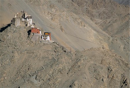 Tsemo Gompa sur la crête au-dessus de Leh, Ladakh, Inde, Asie Photographie de stock - Rights-Managed, Code: 841-02915830