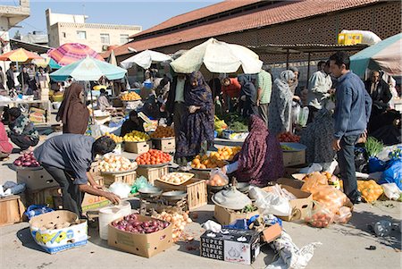 Morning fruit and vegetable market, Bandar Abbas, southern Iran, Middle East Foto de stock - Con derechos protegidos, Código: 841-02915894