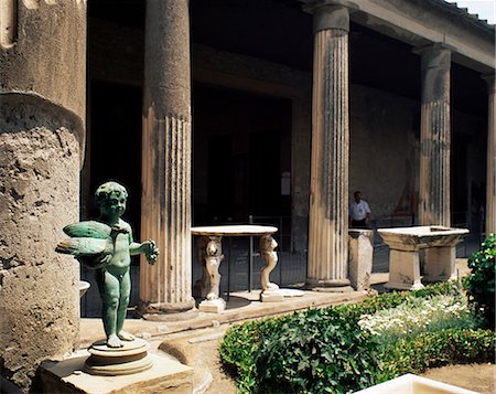 pompeii - House of the Vettii, Pompeii, UNESCO World Heritage Site, Campania, Italy, Europe Stock Photo - Rights-Managed, Code: 841-02916046