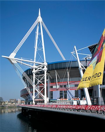 Millennium Stadium, Cardiff, pays de Galles, Royaume-Uni, Europe Photographie de stock - Rights-Managed, Code: 841-02916172