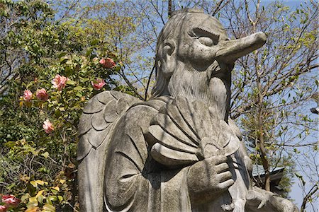 simsearch:841-02916342,k - Abbildung in Daishoin Tempel, Miyajima, Japan, Asien Stockbilder - Lizenzpflichtiges, Bildnummer: 841-02916341