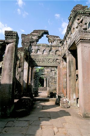 preah khan temple - Preah Khan, Angkor, UNESCO World Heritage Site, Siem Reap, Cambodia, Indochina, Southeast Asia, Asia Fotografie stock - Rights-Managed, Codice: 841-02916480