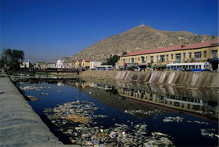 river and pollution - Pollution in the Kabul River, Kabul, Afghanistan, Asia Stock Photo - Rights-Managed, Code: 841-02916603