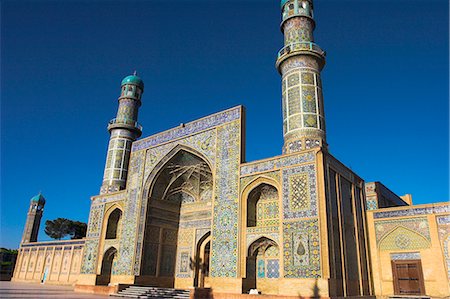 The Friday Mosque or Masjet-eJam, built in the year 1200 by the Ghorid Sultan Ghiyasyddin on the site of an earlier 10th century mosque, Herat, Herat Province, Afghanistan, Asia Stock Photo - Rights-Managed, Code: 841-02916666