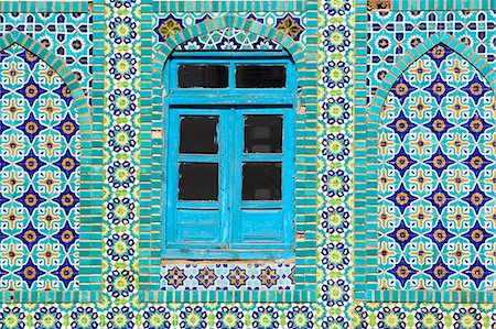 simsearch:841-02916820,k - Tiling round blue window, Shrine of Hazrat Ali, who was assissinated in 661, Mazar-I-Sharif, Balkh province, Afghanistan, Asia Foto de stock - Con derechos protegidos, Código: 841-02916804