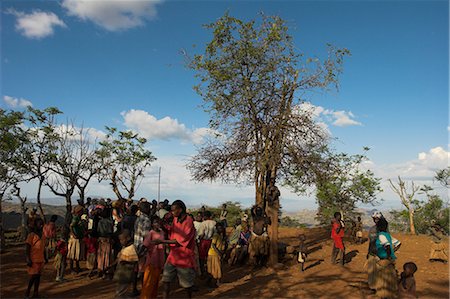 Konso Menschen in zeremoniellen eckig, Mecheke Dorf, Äthiopien, Äthiopien, Afrika Stockbilder - Lizenzpflichtiges, Bildnummer: 841-02916998