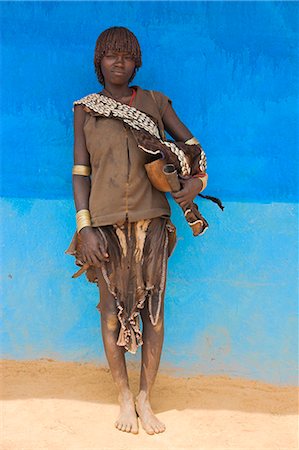 simsearch:841-02916988,k - Banna woman at weekly market, Key Afir, Lower Omo Valley, Ethiopia, Africa Stock Photo - Rights-Managed, Code: 841-02917040