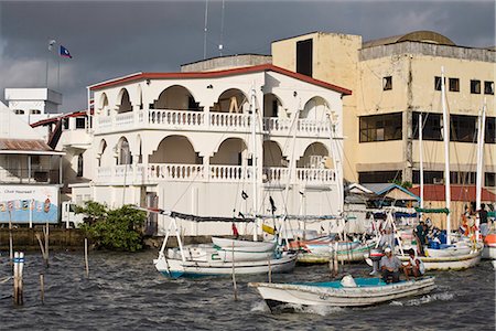 Belize Harbour, Belize City, Belize, Central America Stock Photo - Rights-Managed, Code: 841-02917494