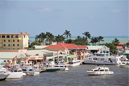 Belize Harbour, Belize City, Belize, Central America Stock Photo - Rights-Managed, Code: 841-02917498