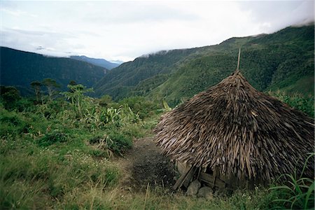 Yali house, Membegan, Irian Jaya, Indonesia, Southeast Asia, Asia Foto de stock - Con derechos protegidos, Código: 841-02917565