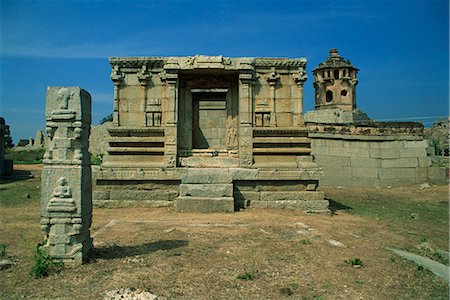 Ruines, Hampi, Karnataka État, Inde, Asie Photographie de stock - Rights-Managed, Code: 841-02917635