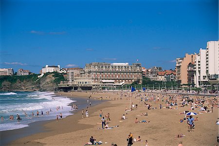 simsearch:841-02992763,k - La plage, Biarritz, Aquitaine, France, Europe Photographie de stock - Rights-Managed, Code: 841-02917685