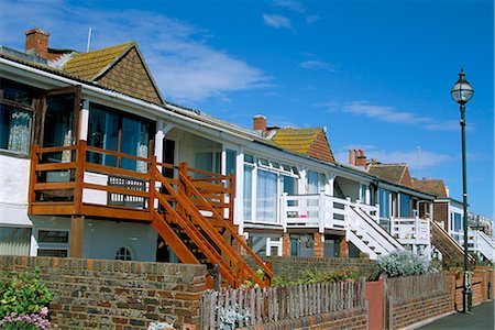 Seafront houses, Bexhill on Sea, Sussex, England, United Kingdom, Europe Stock Photo - Rights-Managed, Code: 841-02917692