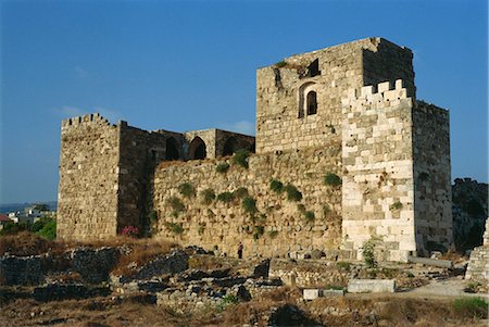 Crusader Fortress, Byblos, Lebanon, Middle East Foto de stock - Con derechos protegidos, Código: 841-02917757