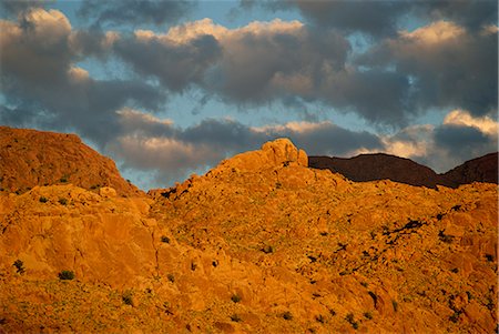 Dusk light on mountains, Tafraoute, Morocco, North Africa, Africa Fotografie stock - Rights-Managed, Codice: 841-02917775