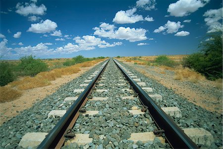 simsearch:841-02918884,k - Railway tracks near Mariental, Namibia, Africa Stock Photo - Rights-Managed, Code: 841-02917892
