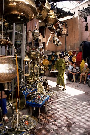 simsearch:841-05794659,k - Artisanat souk, Marrakech, Maroc, l'Afrique du Nord, Afrique Photographie de stock - Rights-Managed, Code: 841-02918226