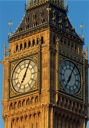 england clock tower - Big Ben, Houses of Parliament, Westminster, London, England, United Kingdom, Europe Stock Photo - Rights-Managed, Code: 841-02918335