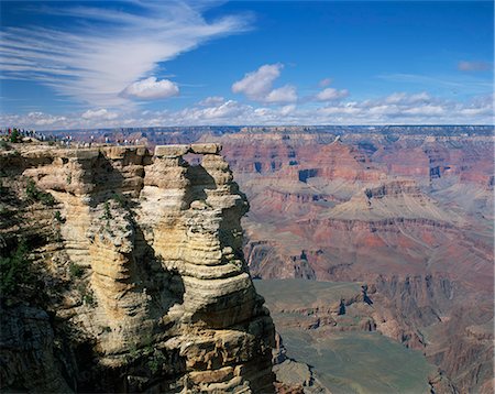 The Grand Canyon seen from the North Rim, UNESCO World Heritage Site, Arizona, United States of America, North America Foto de stock - Con derechos protegidos, Código: 841-02918340