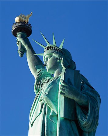 simsearch:841-02924916,k - The Statue of Liberty, New York City, New York, United States of America, North America Fotografie stock - Rights-Managed, Codice: 841-02918350