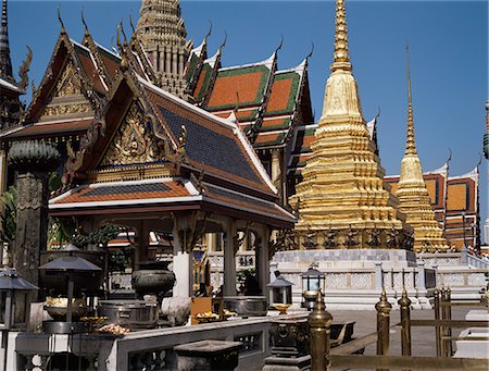 royal grand palace - Grand Palace, Bangkok, Thailand, Southeast Asia, Asia Foto de stock - Con derechos protegidos, Código: 841-02918522