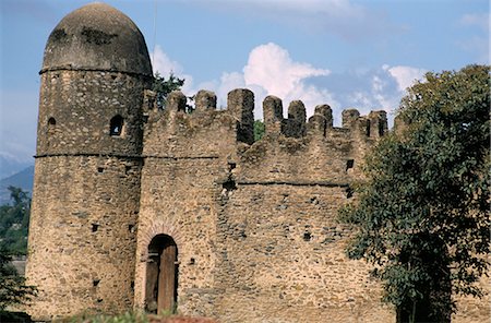 royal enclosure - Compound walls, Royal Enclosure, 17th century castle, Gondar, Ethiopia, Africa Stock Photo - Rights-Managed, Code: 841-02918751