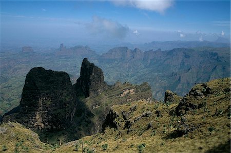 simsearch:841-02918763,k - Mesas et clochers des Simiens plage, Parc National du Simien, UNESCO World Heritage Site, Éthiopie, Afrique Photographie de stock - Rights-Managed, Code: 841-02918768