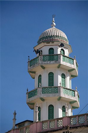 simsearch:841-02916968,k - Bhadala mosquée et minaret de la vieille ville, Mombasa, Kenya, Afrique de l'est, Afrique Photographie de stock - Rights-Managed, Code: 841-02918810