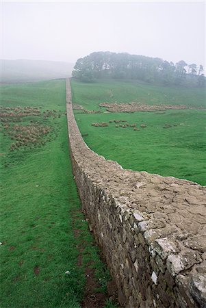 Hadrian's Wall, UNESCO World Heritage Site, Northumberland, England, United Kingdom, Europe Stock Photo - Rights-Managed, Code: 841-02918865