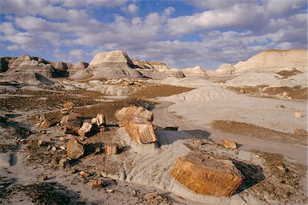 Blue Mesa, Petrified Forest National Park, Arizona, United States of America, North America Stock Photo - Rights-Managed, Code: 841-02918926
