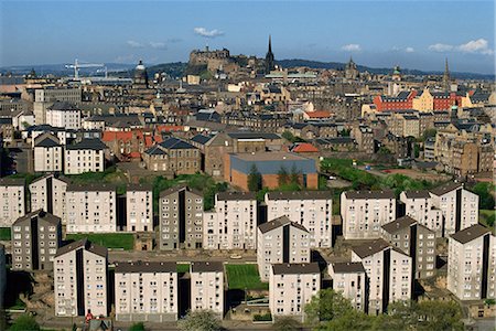 simsearch:841-02915098,k - Aerial view of Edinburgh, Scotland, United Kingdom, Europe Stock Photo - Rights-Managed, Code: 841-02919006