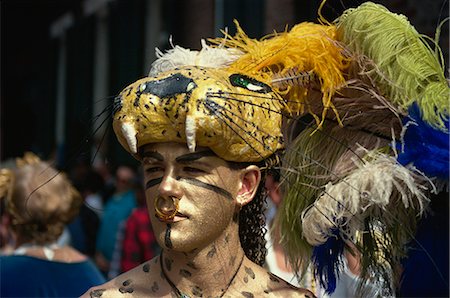 facial decoration - Mardi Gras, New Orleans, Louisiana, United States of America, North America Stock Photo - Rights-Managed, Code: 841-02919034