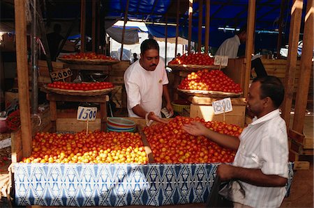 Marché, Port Louis, Ile Maurice, Afrique Photographie de stock - Rights-Managed, Code: 841-02919122