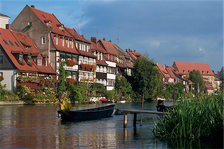 Klein-Venedig, Fishermens Häuser am Fluss Regnitz, Bamberg, UNESCO Weltkulturerbe, Bayern, Deutschland, Europa Stockbilder - Lizenzpflichtiges, Bildnummer: 841-02919138