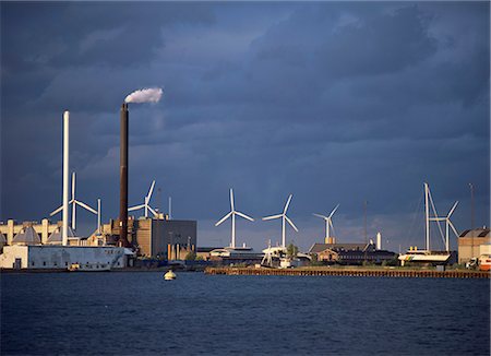 simsearch:841-03062353,k - Wind turbines, Copenhagen, Denmark, Scandinavia, Europe Foto de stock - Con derechos protegidos, Código: 841-02919158