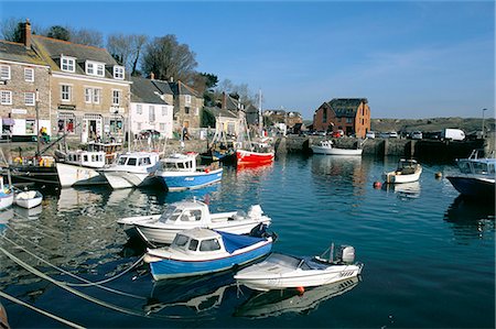 padstow - The harbour, Padstow, Cornwall, England, United Kingdom, Europe Foto de stock - Con derechos protegidos, Código: 841-02919167