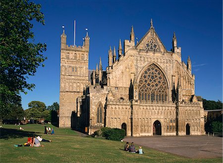 simsearch:841-03032010,k - Cathédrale d'Exeter, Exeter, Devon, Angleterre, Royaume-Uni, Europe Photographie de stock - Rights-Managed, Code: 841-02919161