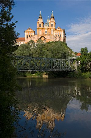 Abbaye de Melk, Wachau, Autriche Photographie de stock - Rights-Managed, Code: 841-02919186