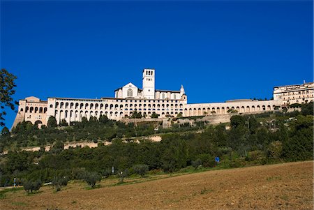 Basilica di San Francesco, Assisi, UNESCO World Heritage Site, Umbria, Italy, Europe Stock Photo - Rights-Managed, Code: 841-02919457