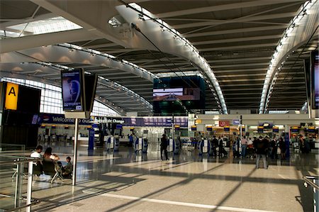 Heathrow Airport Terminal 5 in 2008, London, England, United Kingdom, Europe Fotografie stock - Rights-Managed, Codice: 841-02919622