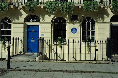 Virginia Woolf's house, Fitzroy Square, London, England, United Kingdom, Europe Foto de stock - Con derechos protegidos, Código: 841-02919731