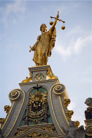 Detail of Mansion of the Liberty of Bruges (Paleis van het Brugse Vrije), Bruges, Belgium, Europe Stock Photo - Rights-Managed, Code: 841-02919795