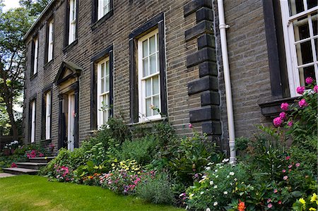 The Bronte Parsonage, Haworth, Bronte Country, West Yorkshire, England, United Kingdom, Europe Foto de stock - Con derechos protegidos, Código: 841-02919825