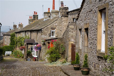 Grassington village, Yorkshire Dales National Park, North Yorkshire, England, United Kingdom, Europe Stock Photo - Rights-Managed, Code: 841-02919833