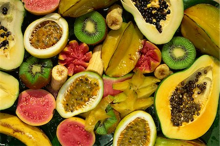 pacific islands - Close-up of tropical fruit, Nadi, Viti Levu, Fiji, Pacific Islands, Pacific Foto de stock - Con derechos protegidos, Código: 841-02924071