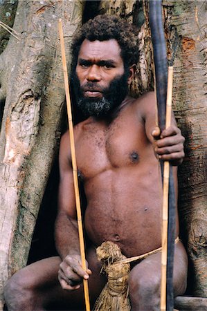 Tanna man, Tanna Island, Vanuatu, Melanesia, Pacific Islands Fotografie stock - Rights-Managed, Codice: 841-02924073