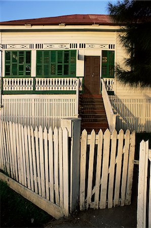 Wooden colonial building, Belize City, Belize, Central America Stock Photo - Rights-Managed, Code: 841-02924094