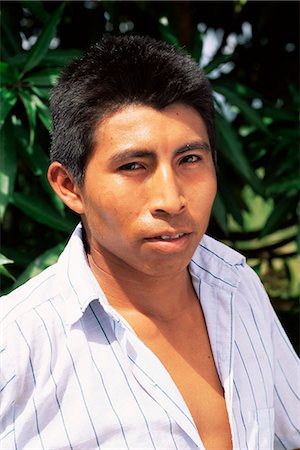 Homme Maya, réserve de forêt de Machaca, Belize, Amérique centrale Photographie de stock - Rights-Managed, Code: 841-02924117